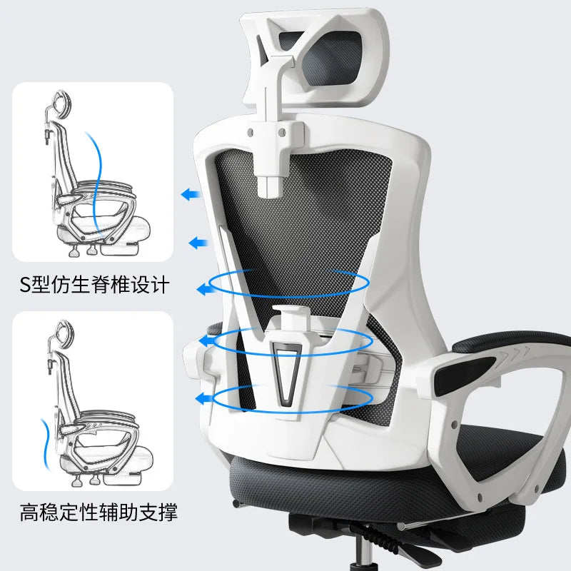 NNEOBA Ergonomic Reclining Computer Chair-4